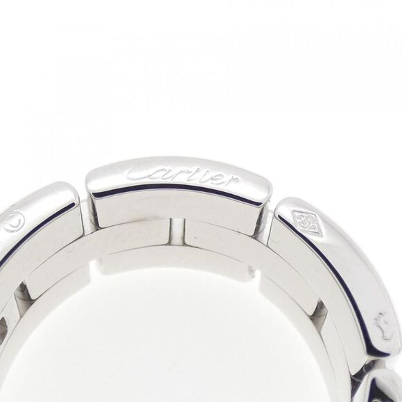 Cartier Maillon Panthère Au750 White Gold Diamond Ring Size 9.5 - Picture 4 of 5